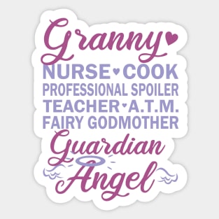 Granny Nurse Cook Spoiler Teacher ATM Fairy Angel Sticker